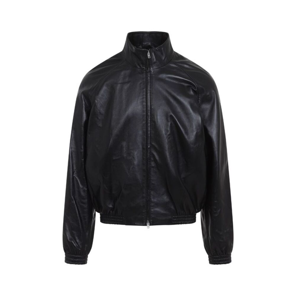 Acne Studios Leather Bomber Jacket Men